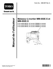 Toro MM-850E-S Manuel De L'utilisateur