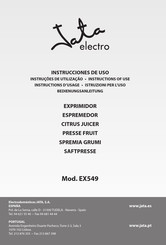 Jata electro EX549 Instructions D'usage