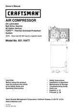 Craftsman 921.16477 Manuel Du Propriétaire