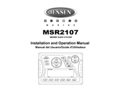 Jensen MSR2107 Guide D'utilisateur