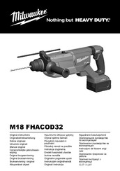 Milwaukee M18 FHACOD32 Notice Originale