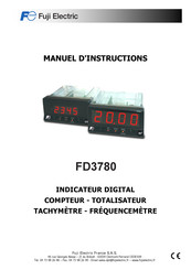 Fuji Electric FD3780 Manuel D'instructions