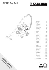 Kärcher NT 35/1 Tact Te H Manuel D'utilisation