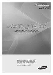 Samsung SyncMaster TB301 Manuel D'utilisation