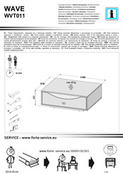 Forte WAVE WVT011 Notice De Montage