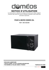 DOMEOS MO16DOM Notice D'utilisation