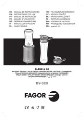 Fagor BLEND & GO BV-320 Manuel D'utilisation