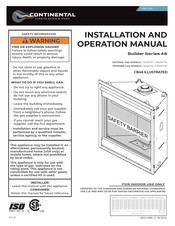 Continental Fireplaces 46 Serie Manuel D'installation Et D'utilisation