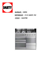 Smeg C113 GMX9 15J Mode D'emploi