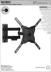 Omnimount NC80C Manuel D'instructions