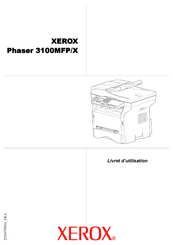 Xerox Phaser 3100MFP Livret D'utilisation