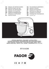 Fagor RT-643M Manuel D'utilisation