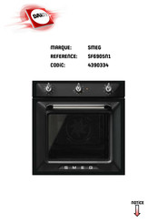 Smeg SF6905N1 Mode D'emploi