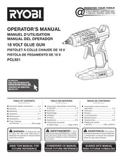 Ryobi PCL921 Manuel D'utilisation