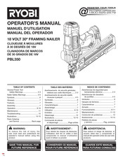 Ryobi PBL350 Manuel D'utilisation