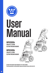 Westinghouse WPX3000e Manuel D'utilisation