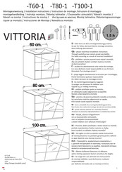 LC VITTORIA T100-1 Instructions De Montage