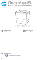 HP Color LaserJet Enterprise X65455dn Guide D'installation