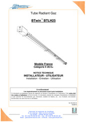 Gaz Industrie BTwin BTLH25 Notice Technique