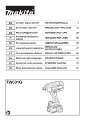 Makita TW001GZ Manuel D'instructions