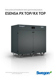 Swegon ESENSA PX TOP Serie Instructions D'installation