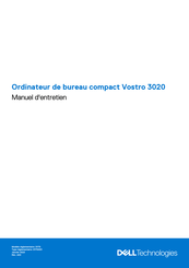 Dell Vostro 3020 Manuel D'entretien