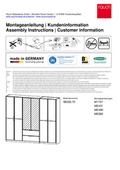 Rauch M1747 Instructions De Montage