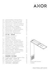 Hansgrohe AXOR ShowerComposition 12593 Serie Mode D'emploi / Instructions De Montage