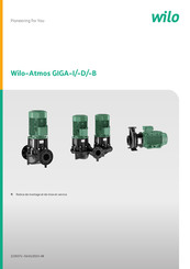 Wilo Atmos GIGA-B Serie Notice De Montage Et De Mise En Service