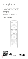 nedis TVRC2340BK Guide De Démarrage Rapide