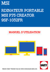 MSI 9SF-1032FR Manuel D'utilisation