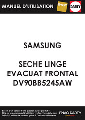 Samsung DV90BB5245AW Manuel D'utilisation