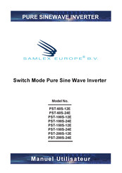 Samlex Europe PST-60S-12E Manuel Utilisateur