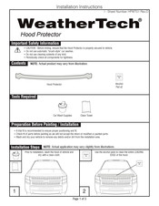 MacNeil WeatherTech 55095 Instructions D'installation