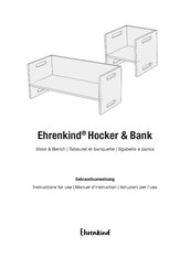 Ehrenkind Hocker Manuel D'instruction