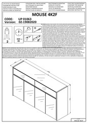 Forma Ideale MOLISE 4K2F UP 01063 Instructions D'assemblage