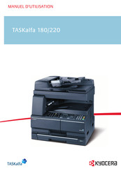 Kyocera TASKalfa 180 Manuel D'utilisation