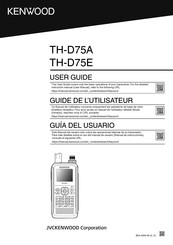 Kenwood TH-D75A Guide De L'utilisateur