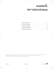 Garmin VHF 210 AIS Série Instructions D'installation