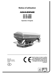 Amazone ZA-M 1200 Notice D'utilisation