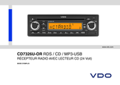 VDO CD7326U-OR Mode D'emploi