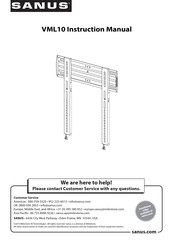 Sanus VML10 Manuel D'instructions