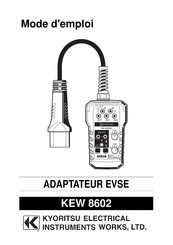 Kyoritsu Electrical Instruments Works KEW 8602 Mode D'emploi