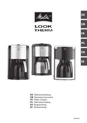 Melitta LOOK THERM M661 Mode D'emploi