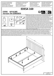 Forma Ideale EDESA 160 Instructions D'assemblage