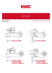 KWC BEVO 20.422.333.000 Manuel D'installation Et D'entretien