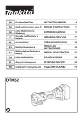 Makita DTM52 Manuel D'instructions