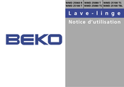 Beko WMD 25100 TS Notice D'utilisation