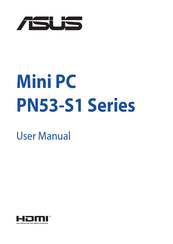 Asus PN53-S1 Serie Manuel D'utilisation