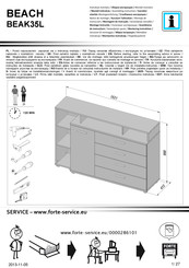 Forte BEAK35L Notice De Montage